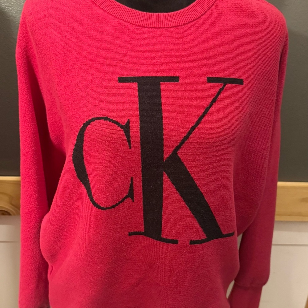 Calvin Klein women’s pullover crew neck sweater size large - Picture 2 of 5